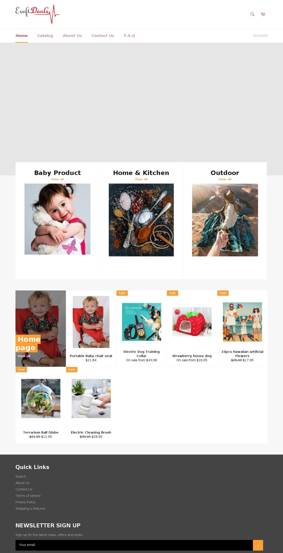 esoftdeals.com shopify website screenshot