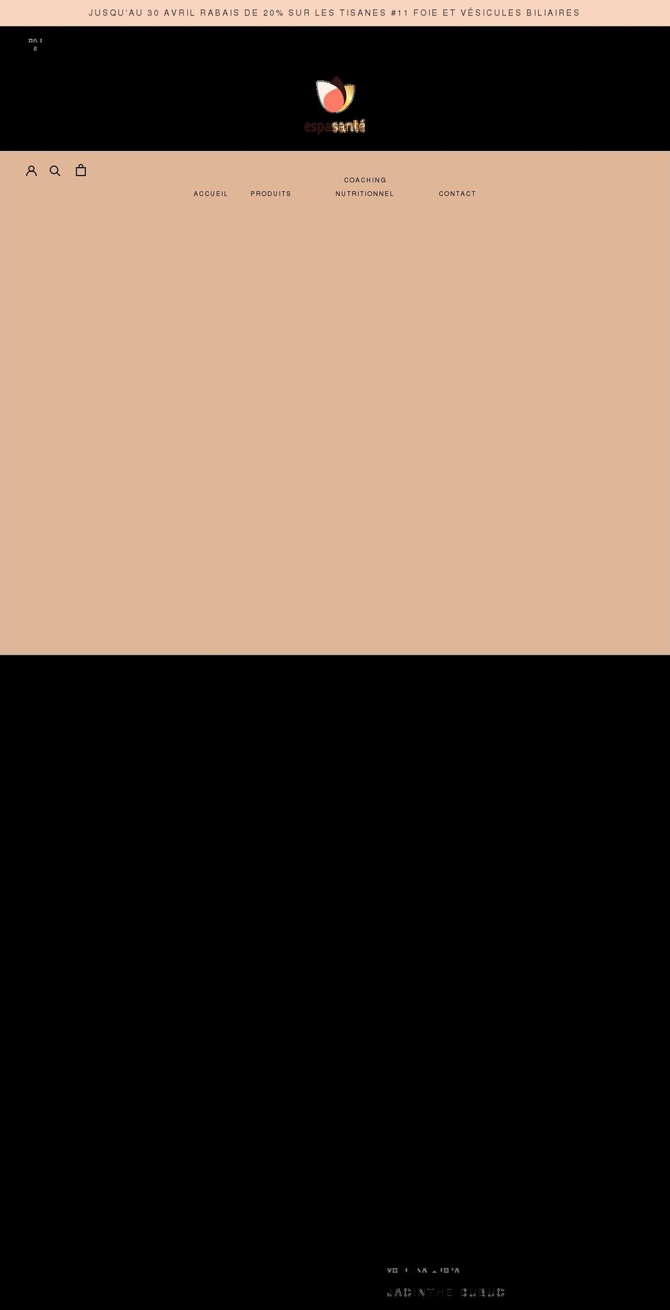 espasante.ca shopify website screenshot