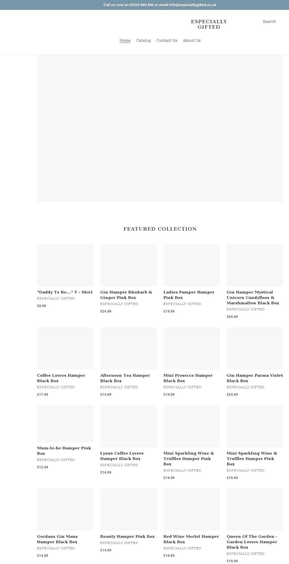 especiallygifted.co.uk shopify website screenshot