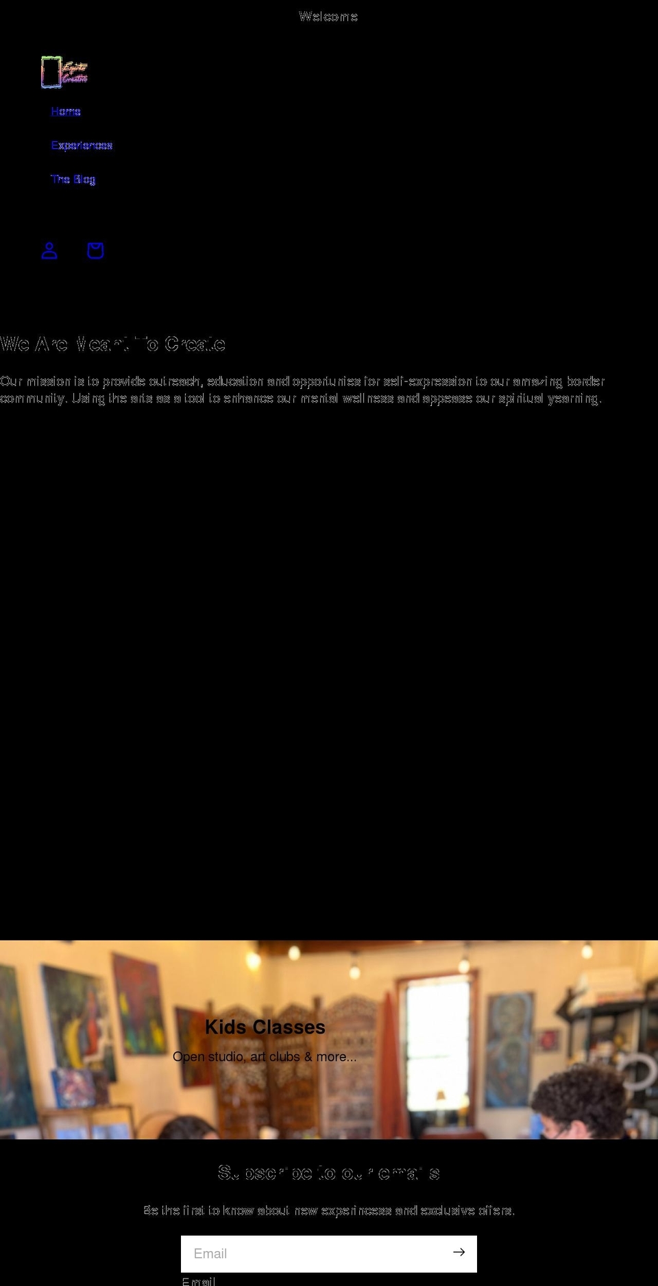 espiritucreativo.org shopify website screenshot