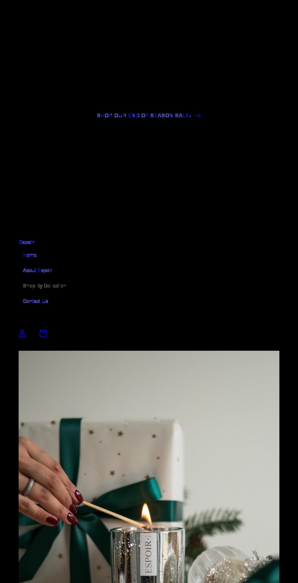 espoirhome.com shopify website screenshot