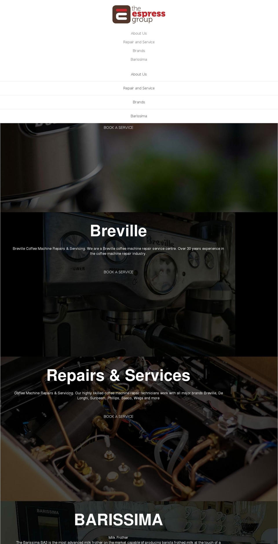 espress.com.au shopify website screenshot