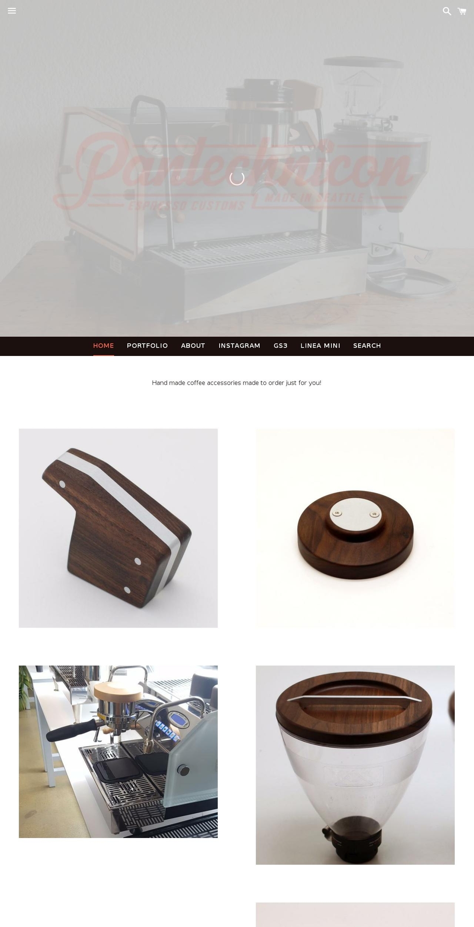 espressocustoms.com shopify website screenshot
