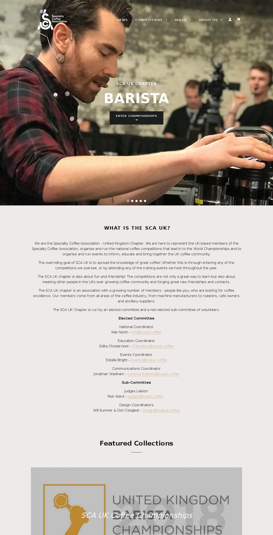 2018 Season Website Update Shopify theme site example espressofest.com