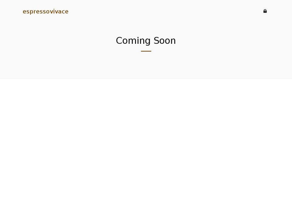 espressovivace.net shopify website screenshot