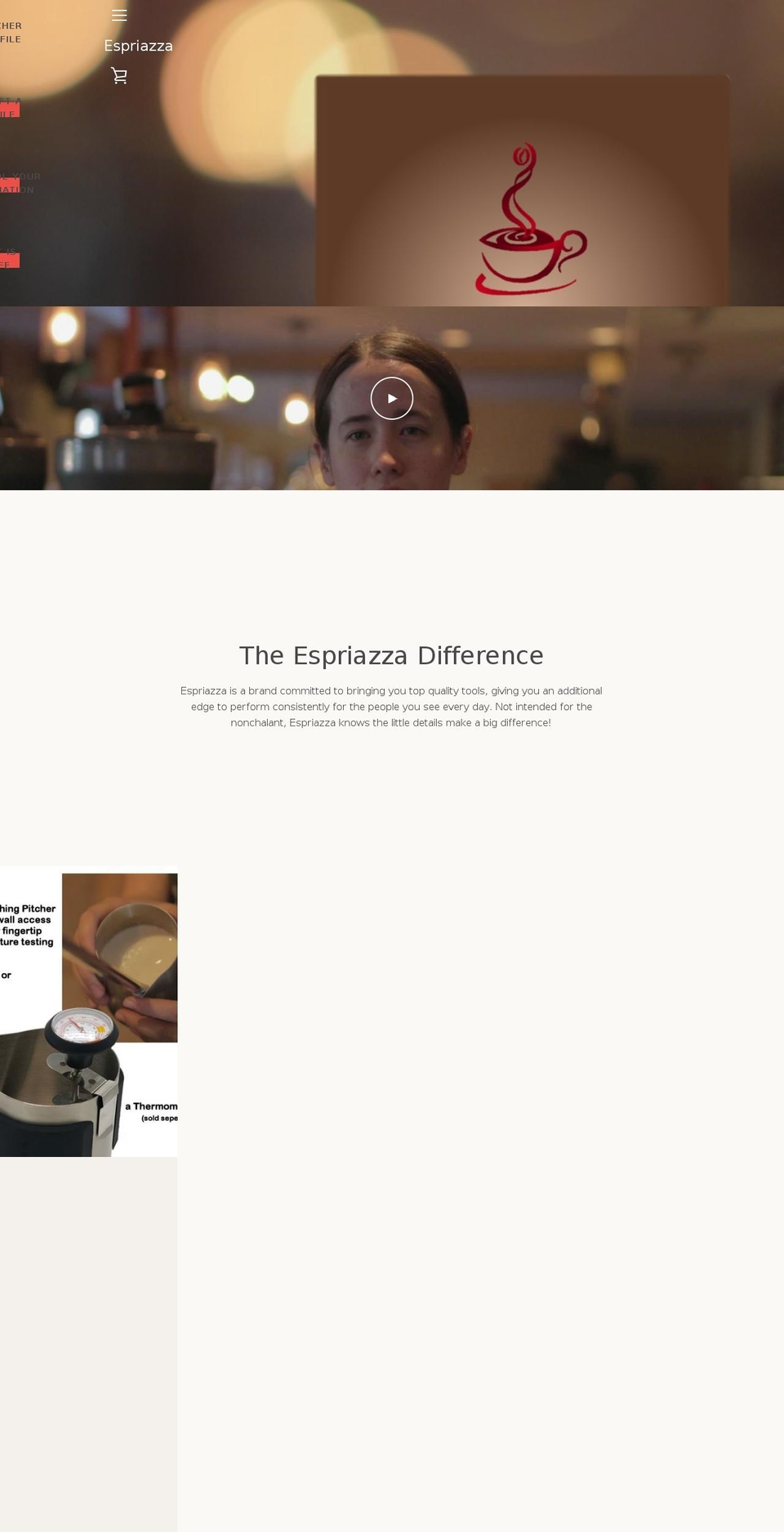 espriazza.com — Shopify storefront screenshot
