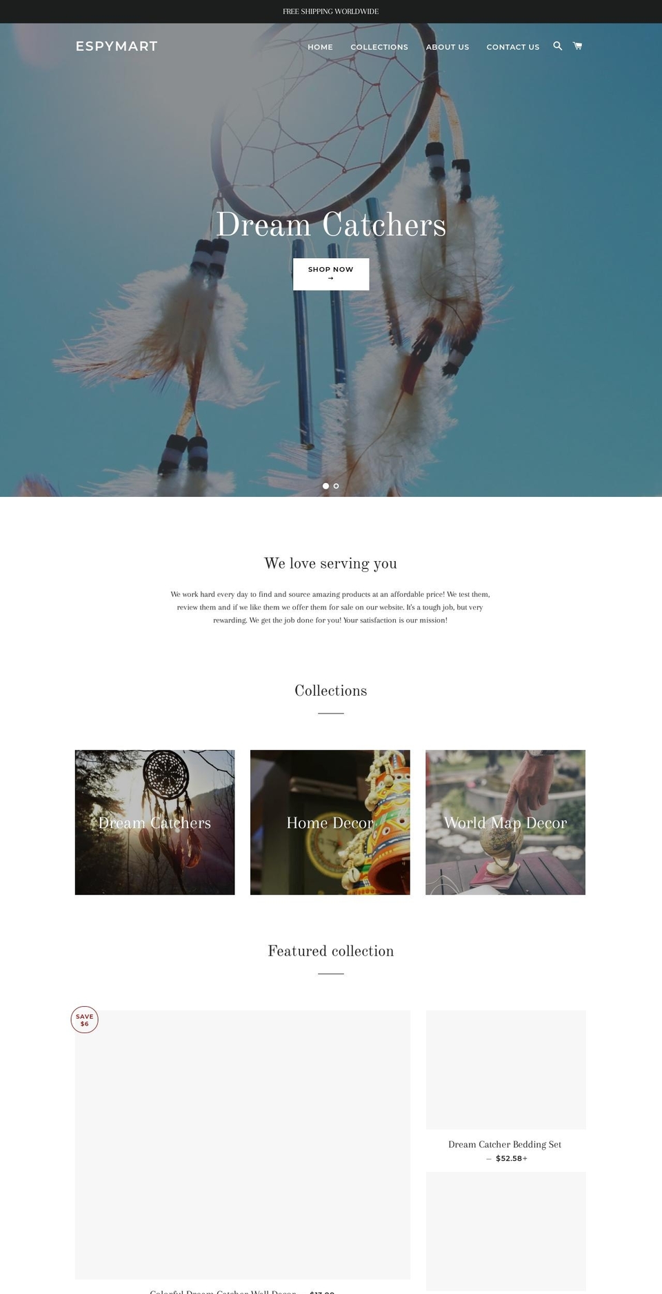 espymart.com — Shopify storefront screenshot