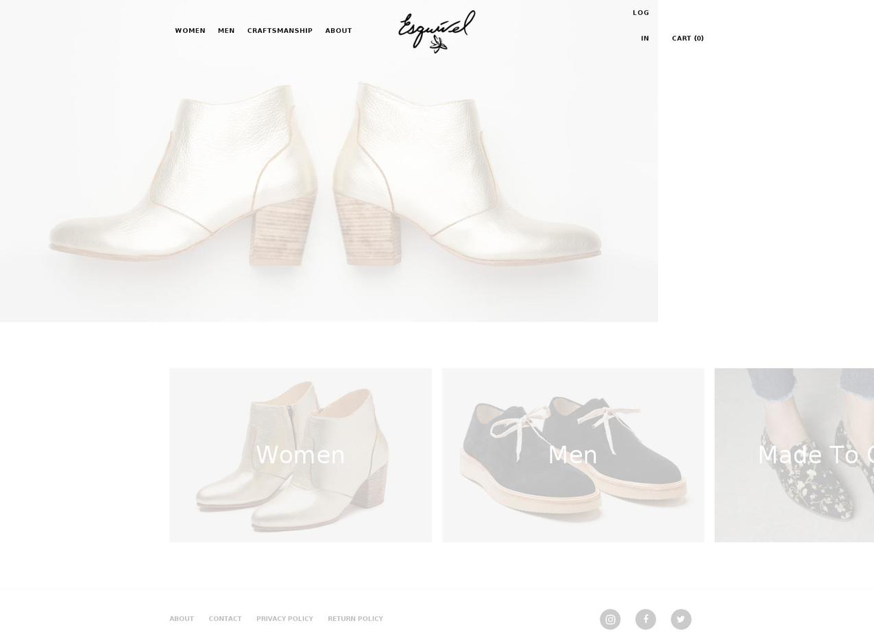 esquivelworldwide.org shopify website screenshot