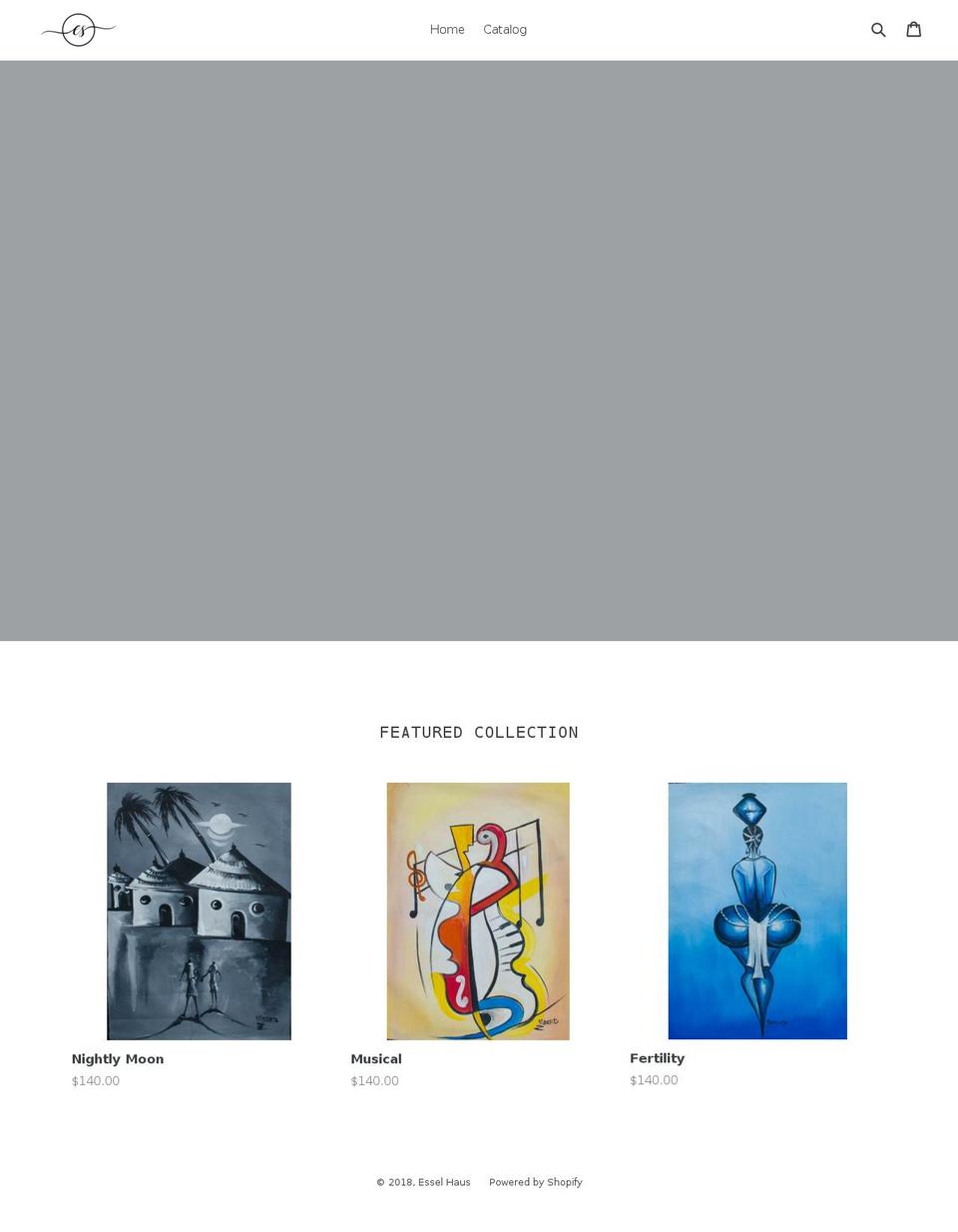 essel-haus.com — Shopify storefront screenshot