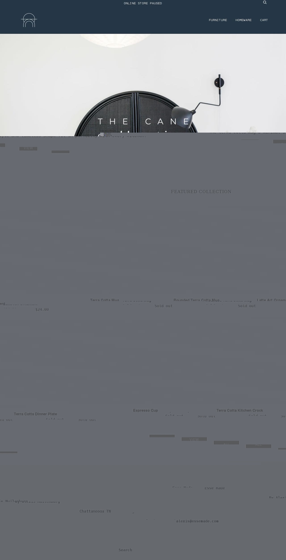 essemade.com shopify website screenshot