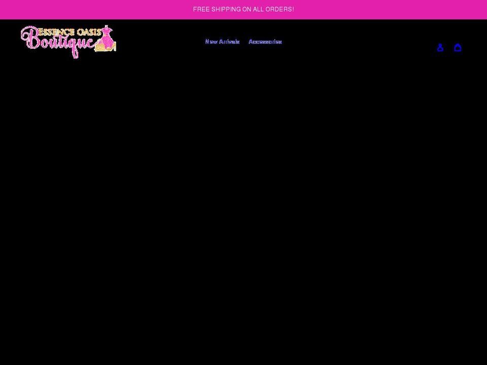 essenceoasisboutique.com shopify website screenshot