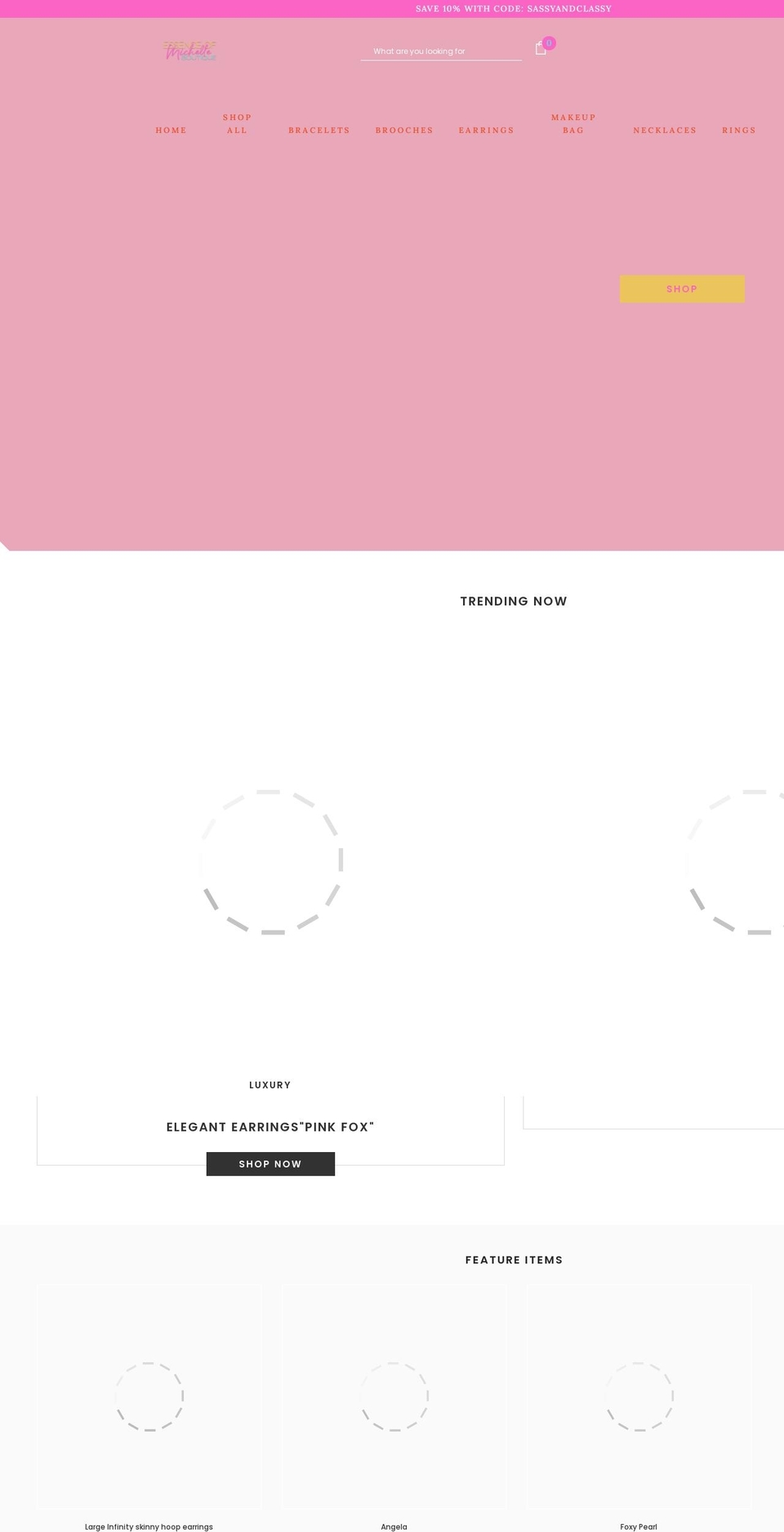 Jewel--sections-ready with Installments me Shopify theme site example essenceofmichelle.com