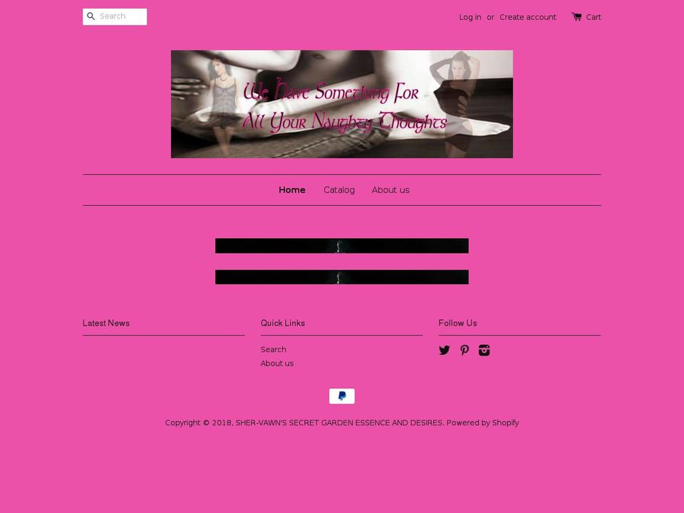 essencesdesires.com — Shopify storefront screenshot
