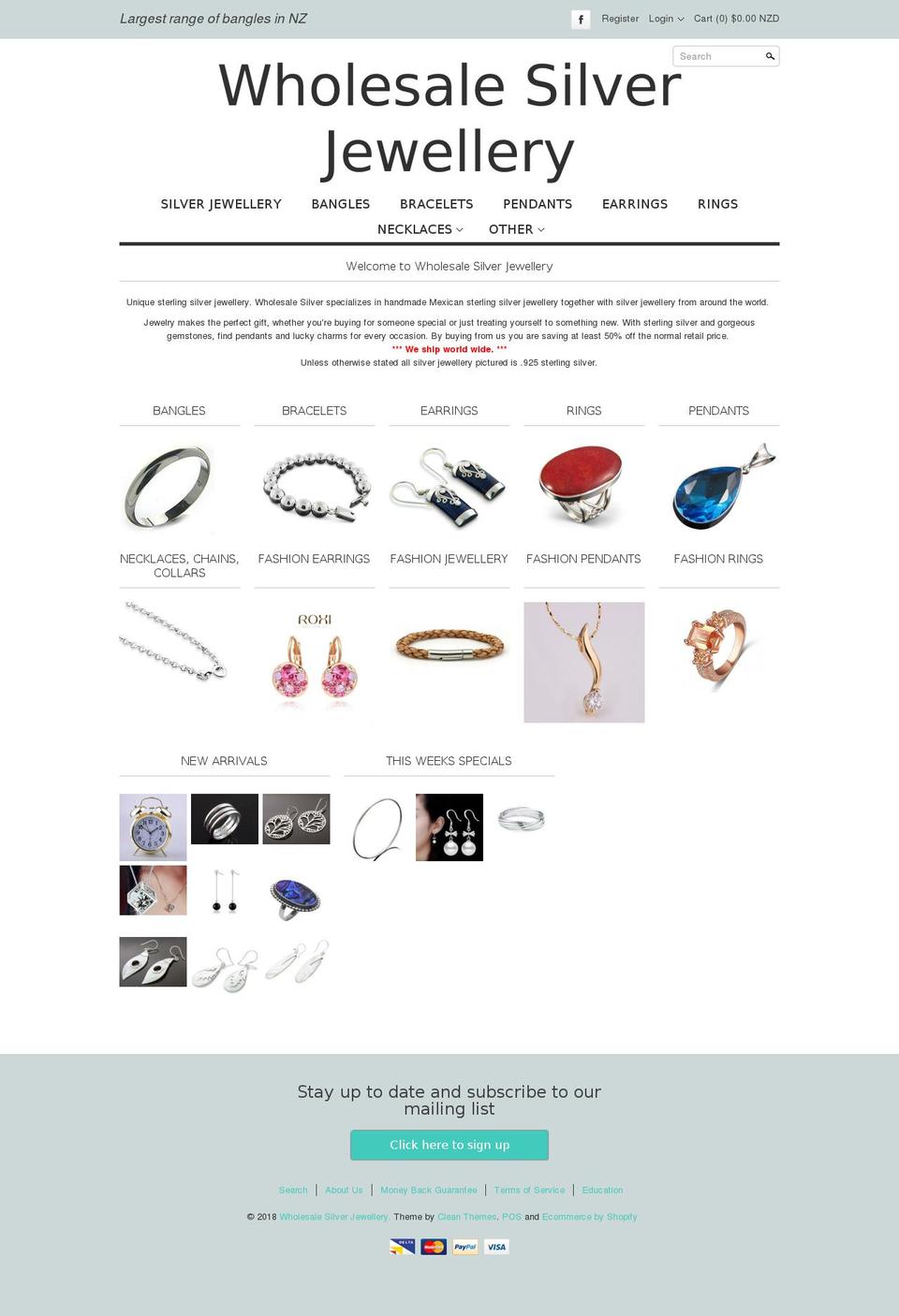 essentiallyjewellry.com — Shopify storefront screenshot