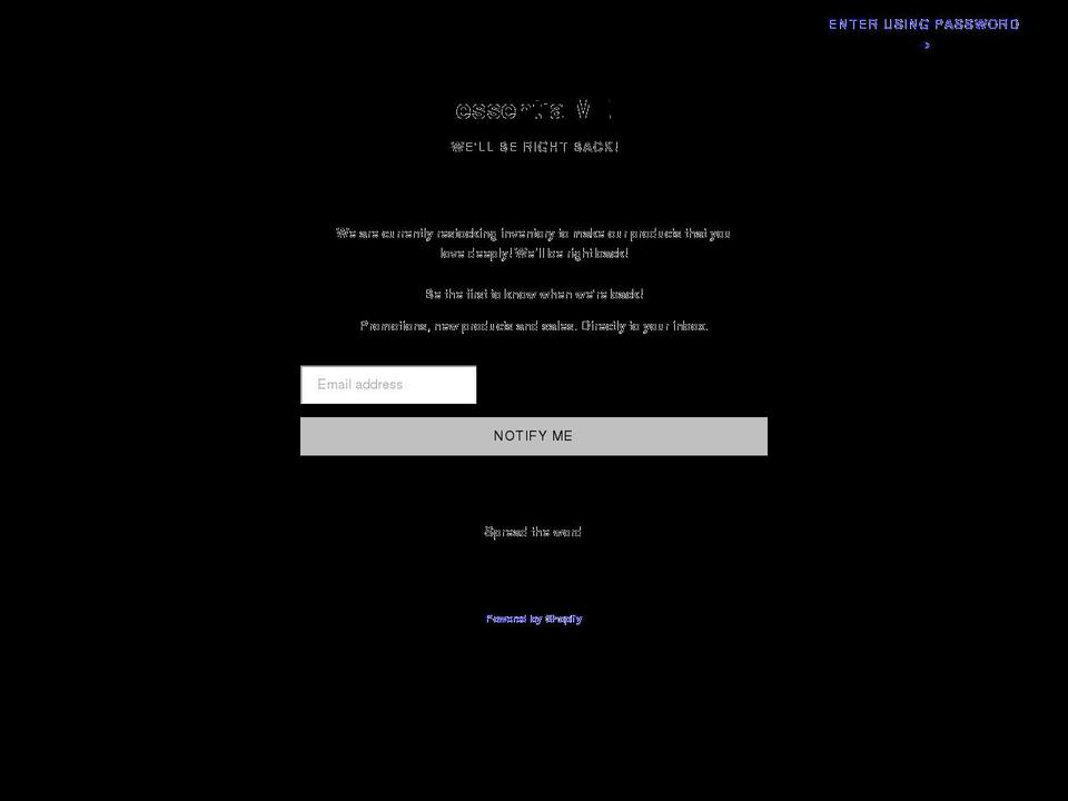 essentialmebutter.com shopify website screenshot