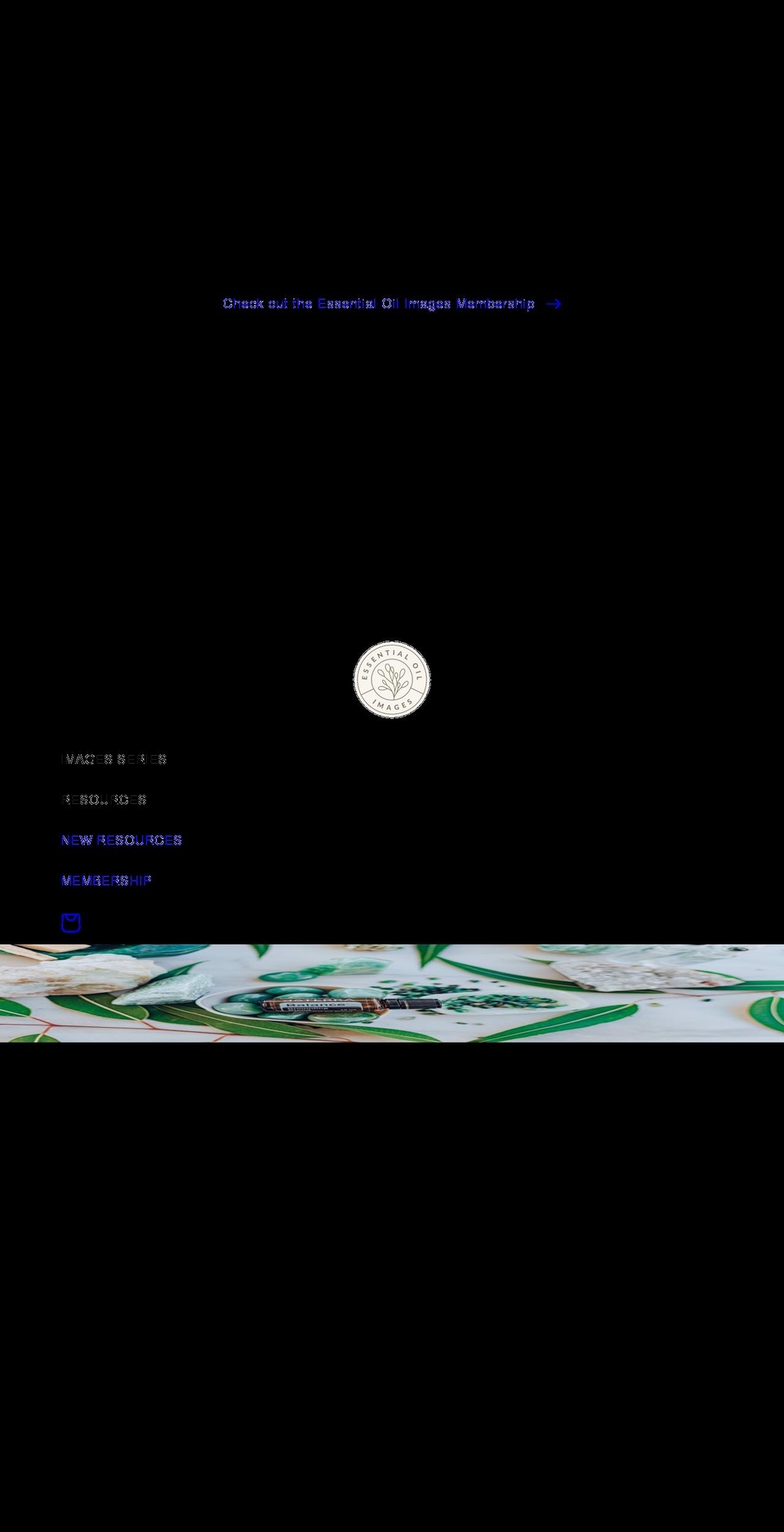 essentialoilimages.com shopify website screenshot