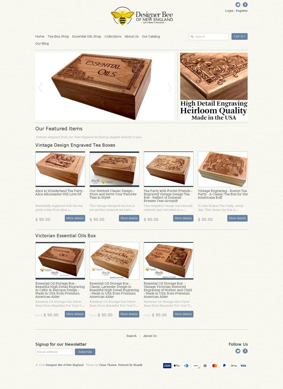 essentialoilsboxshop.com shopify website screenshot