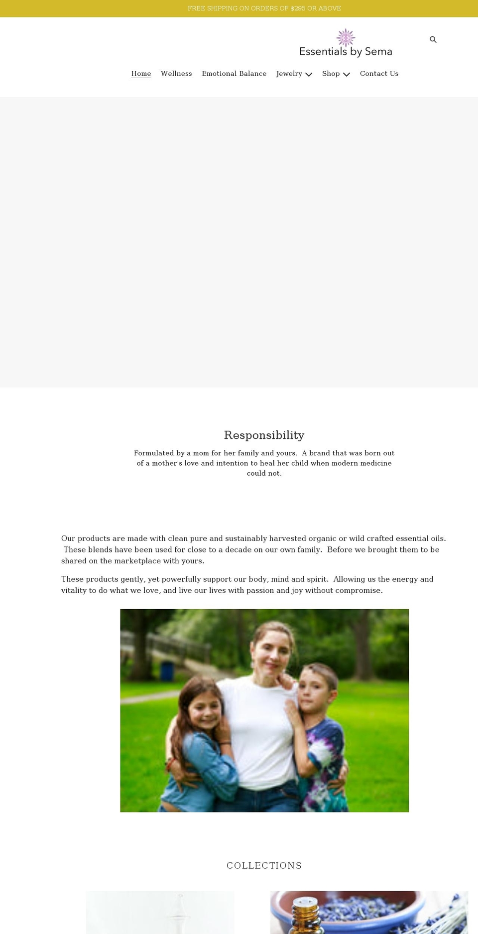 essentialsbysema.com shopify website screenshot