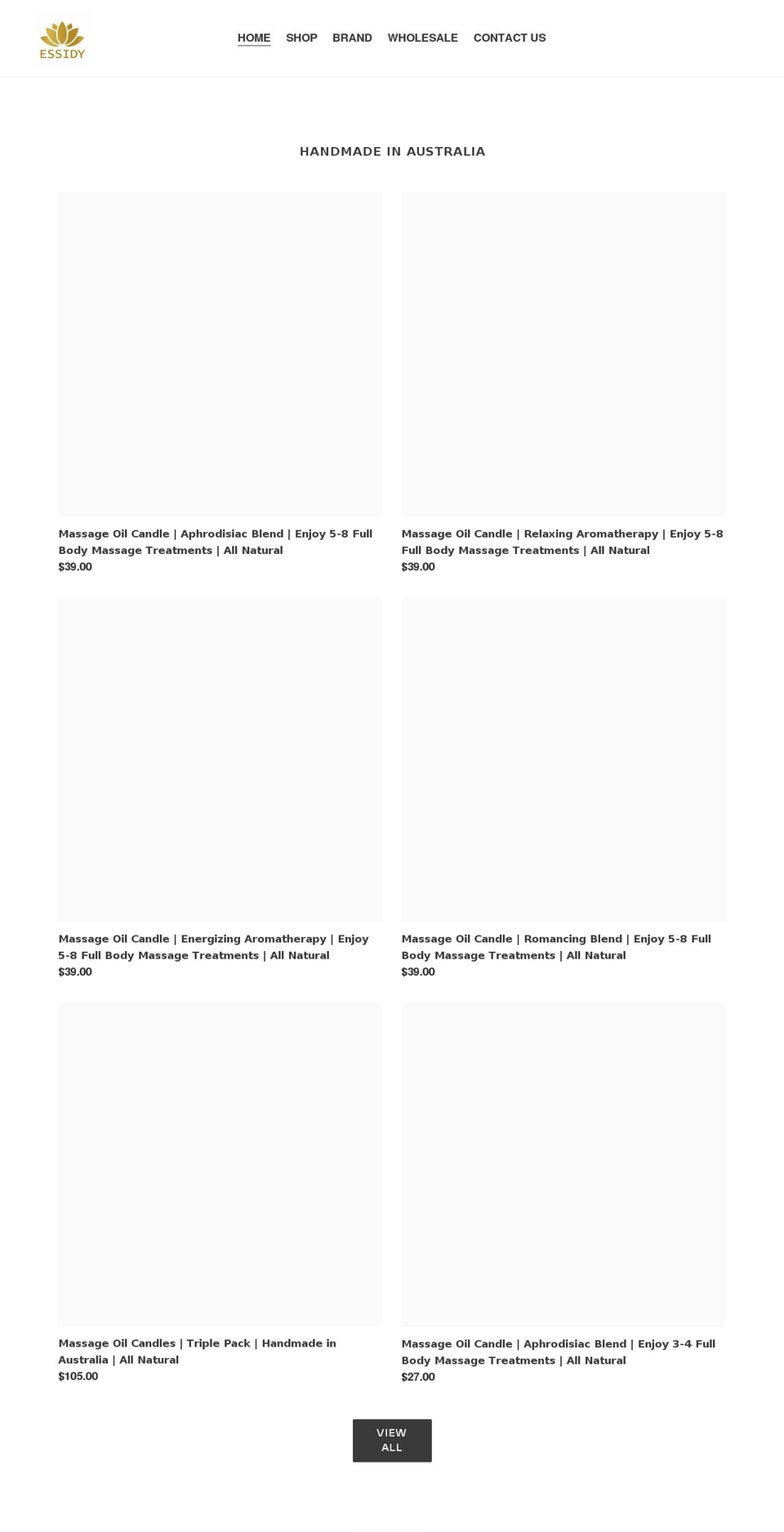 essidy.com shopify website screenshot