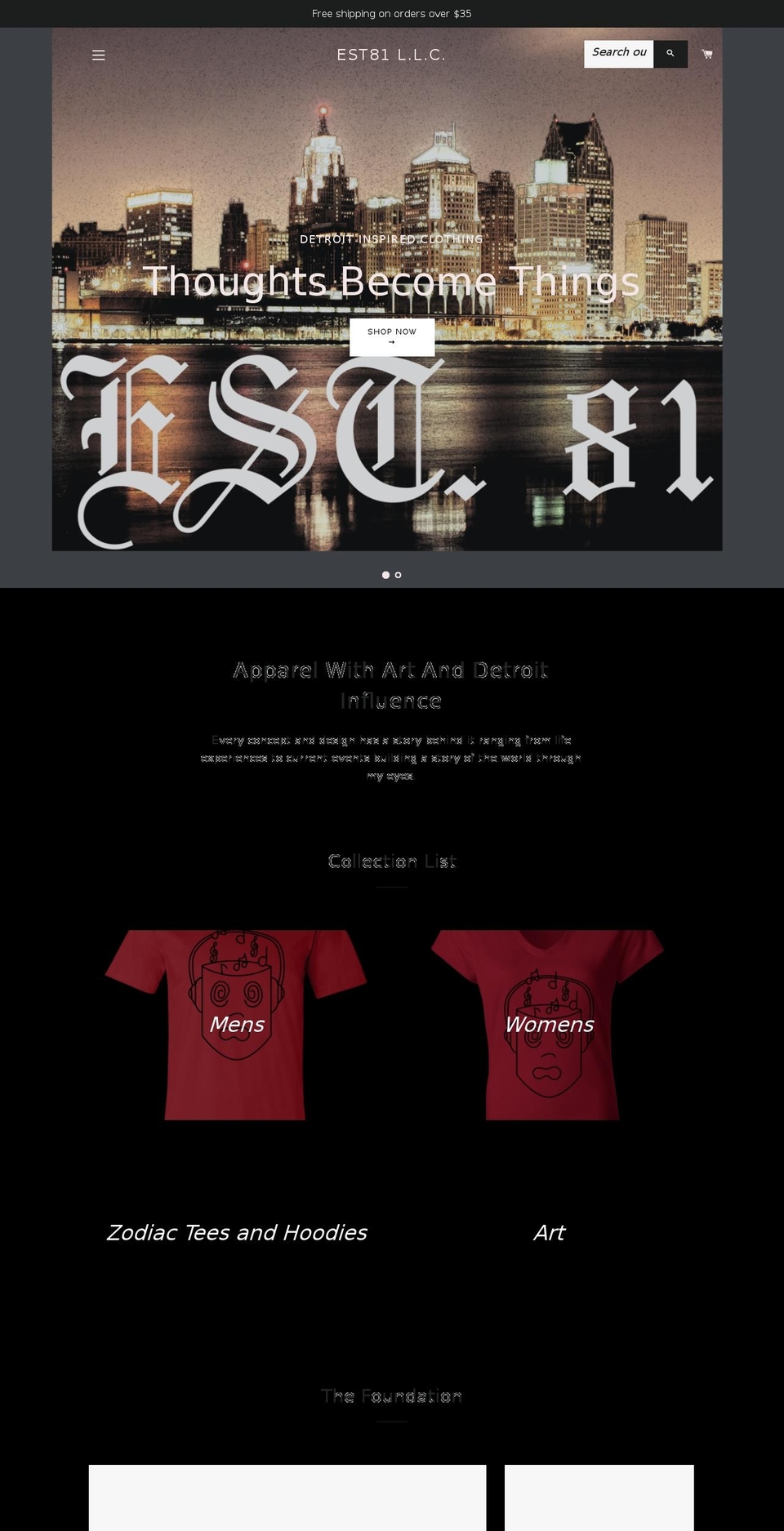 est81.com — Shopify storefront screenshot
