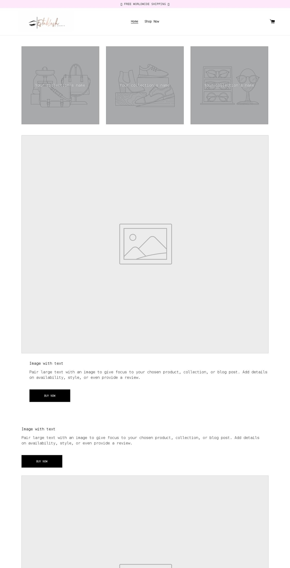 establash.com shopify website screenshot