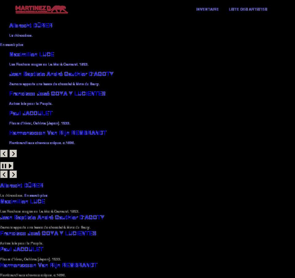estampesmartinez.com shopify website screenshot