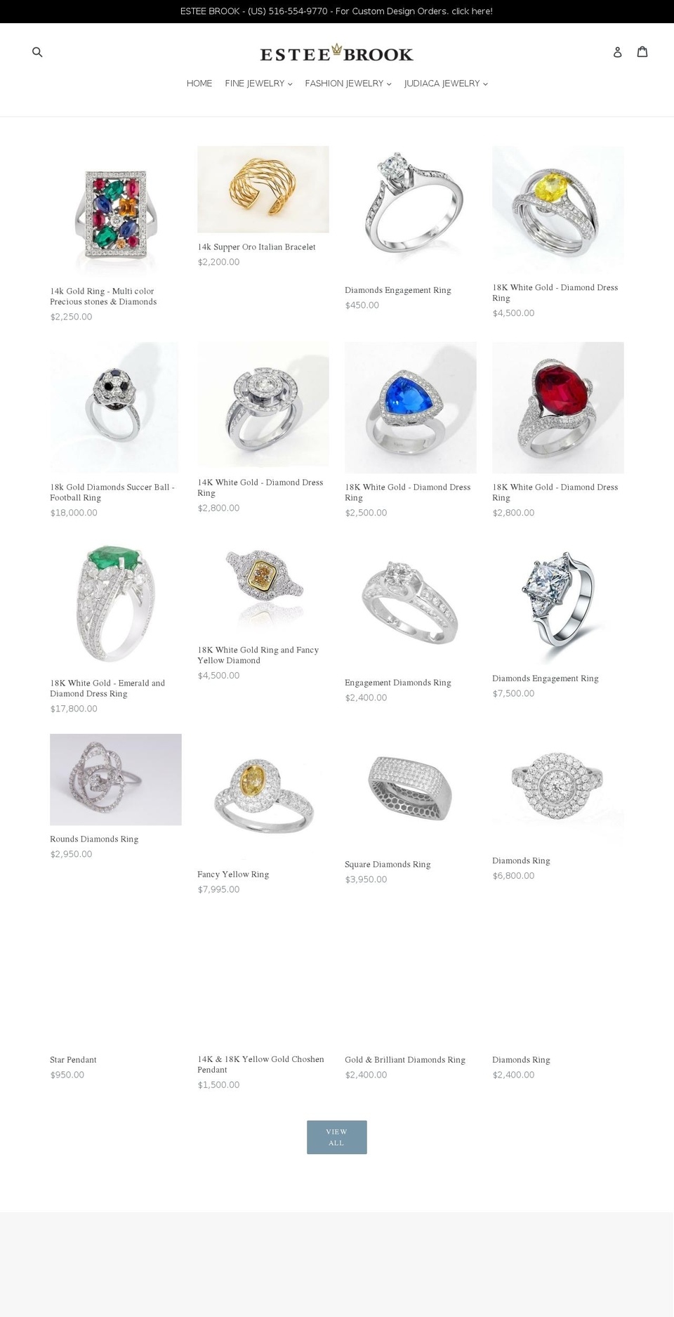 esteebrook.com — Shopify storefront screenshot