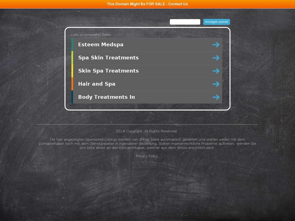 esteemmedspa.com — Shopify storefront screenshot