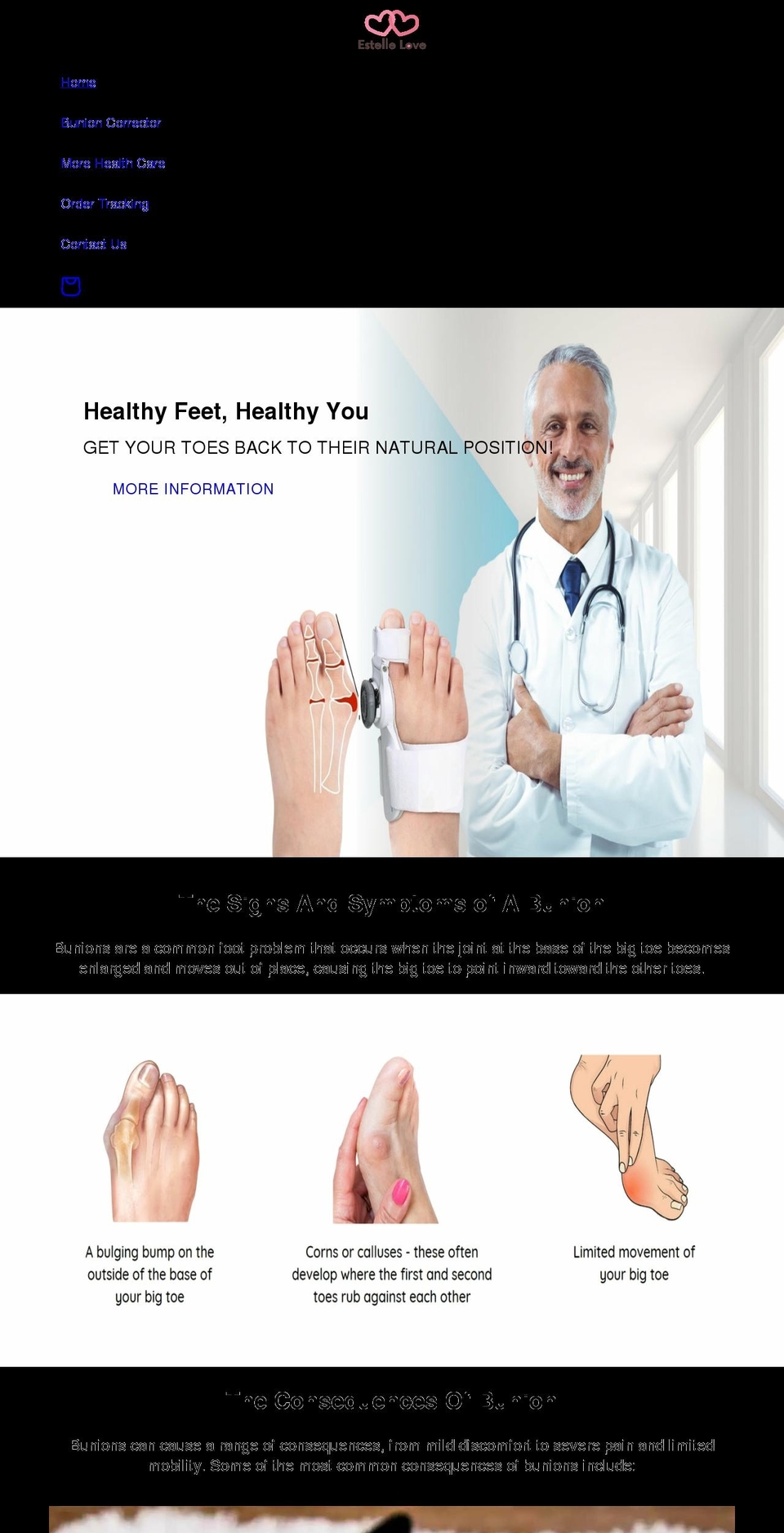 estellelove.com shopify website screenshot