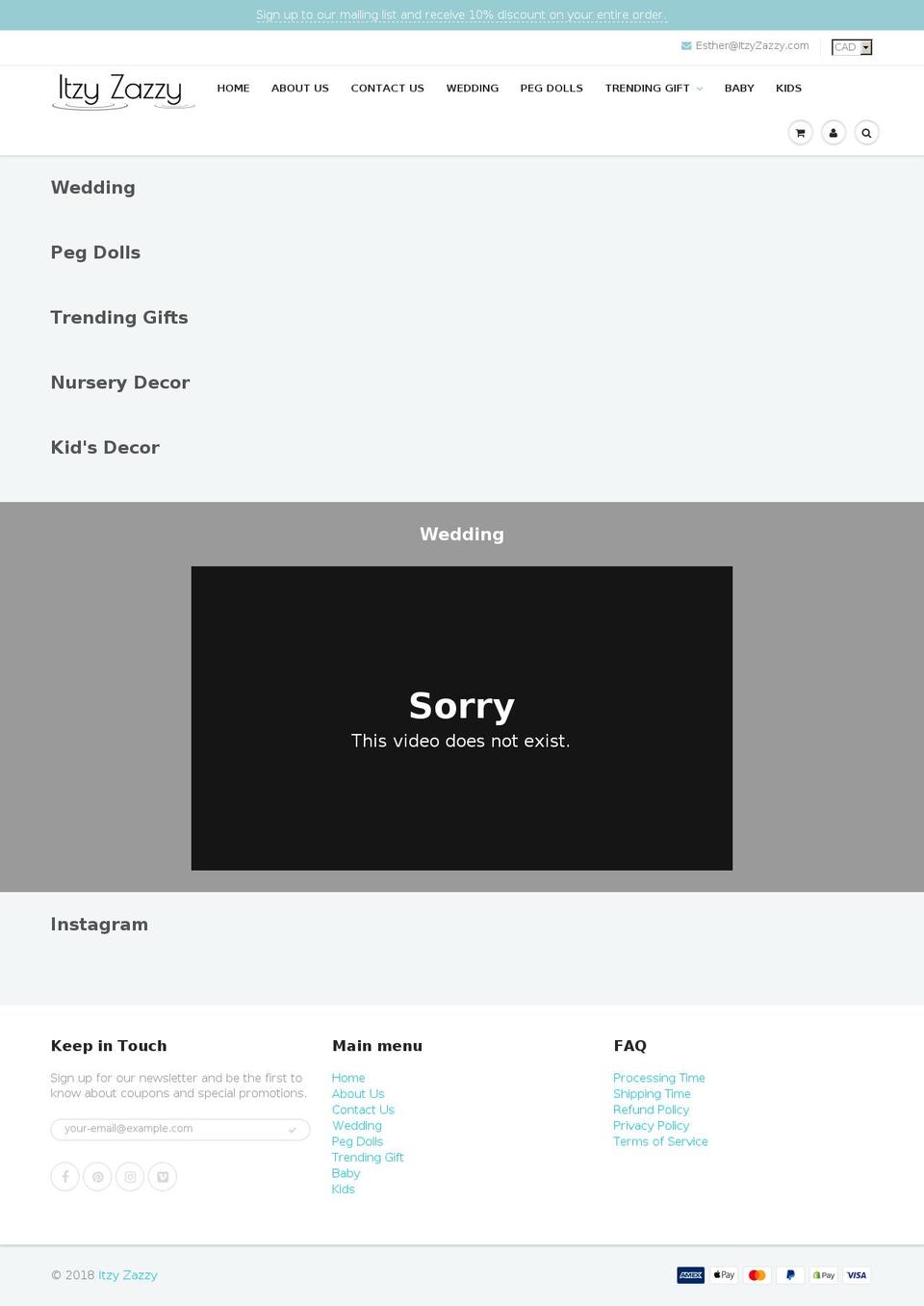 estherliu.com — Shopify storefront screenshot