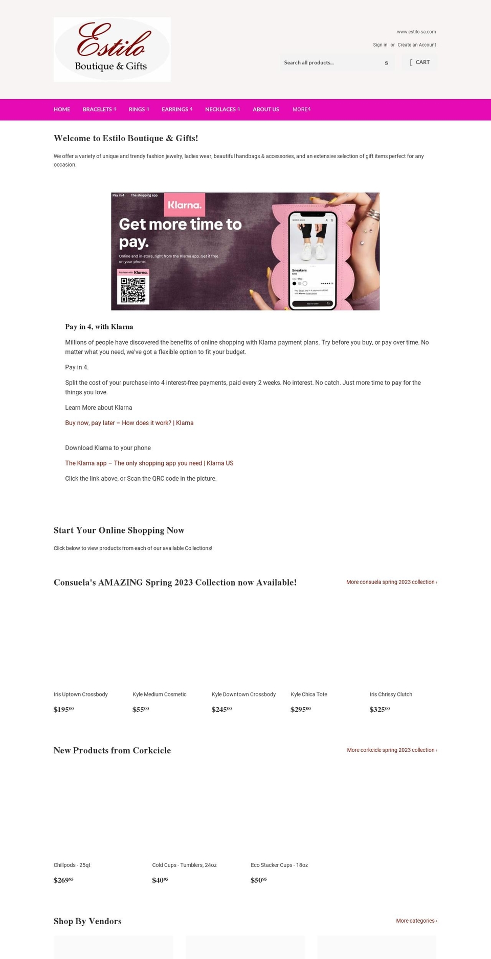 estilo-saonline.com shopify website screenshot