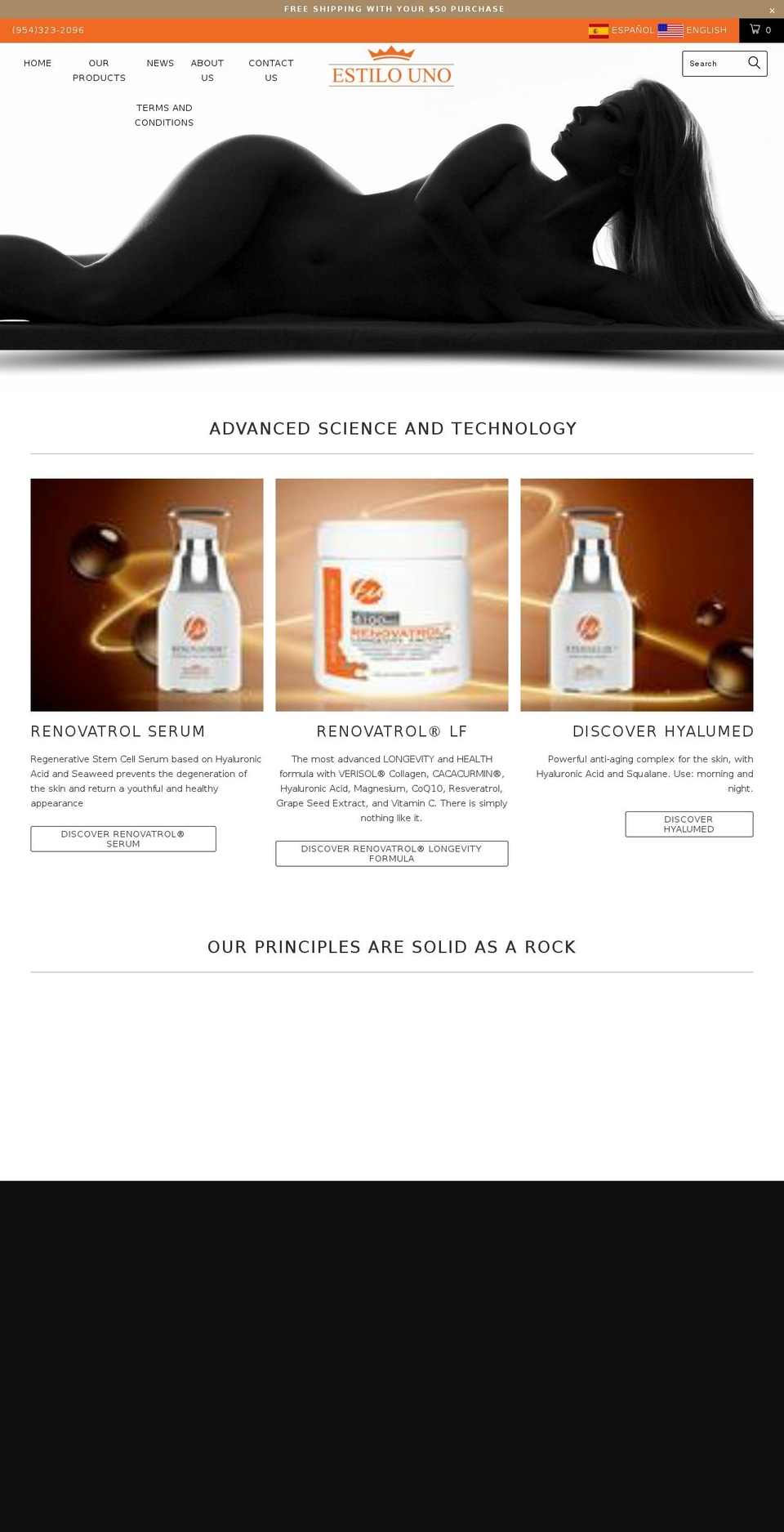 estilouno.com — Shopify storefront screenshot
