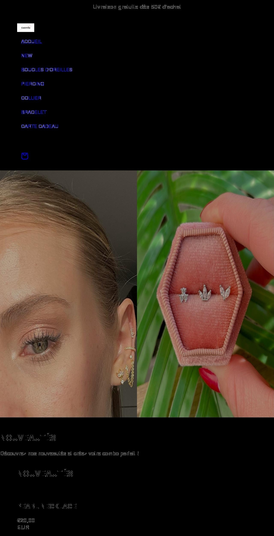 estrela-shop.com shopify website screenshot