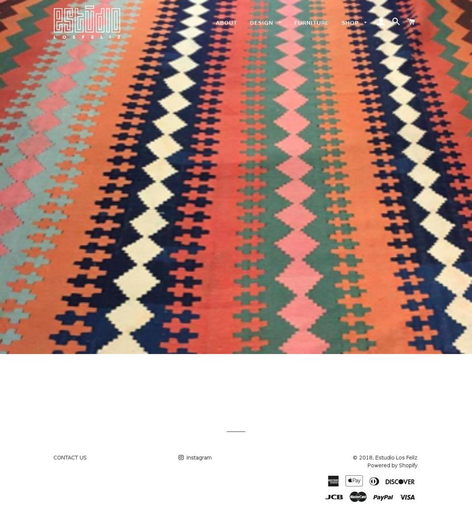 estudiolosfeliz.com — Shopify storefront screenshot