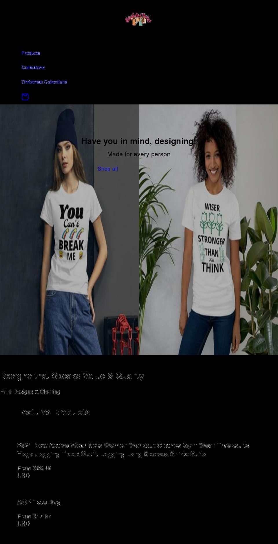 estyshada.com shopify website screenshot