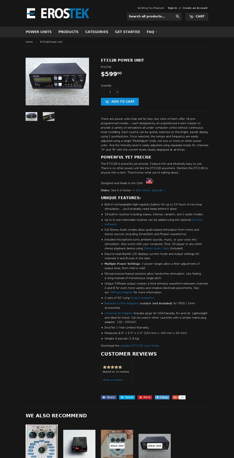 et312.com — Shopify storefront screenshot