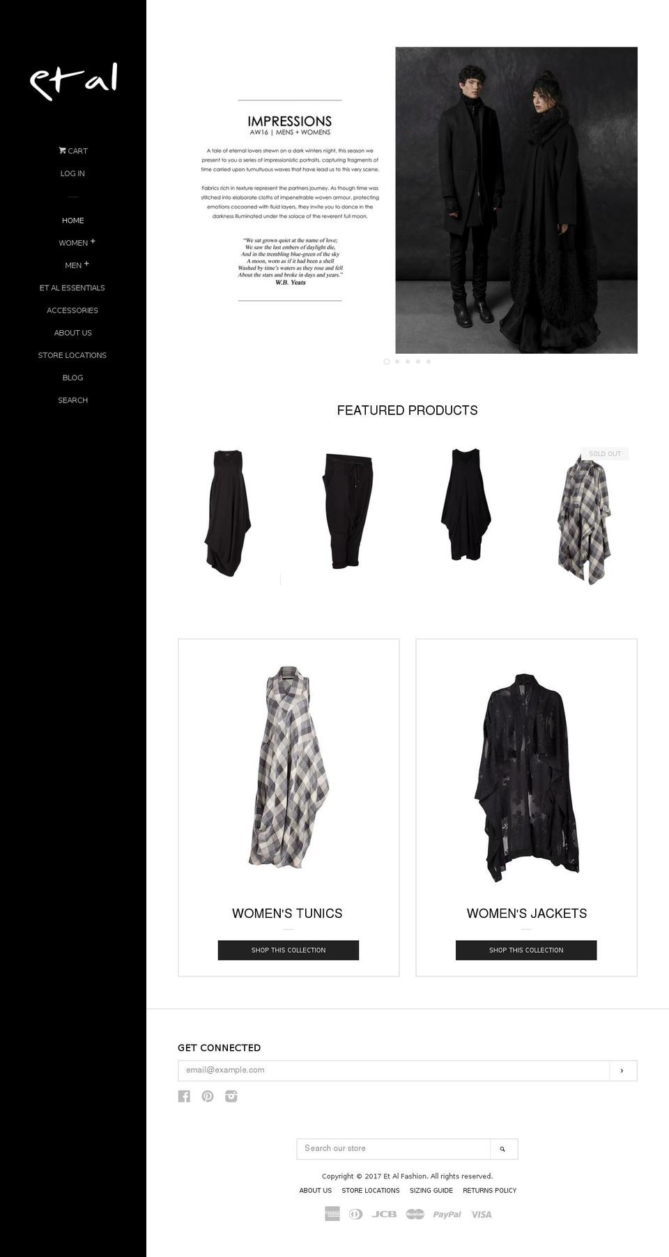 etal-melbourne.com shopify website screenshot