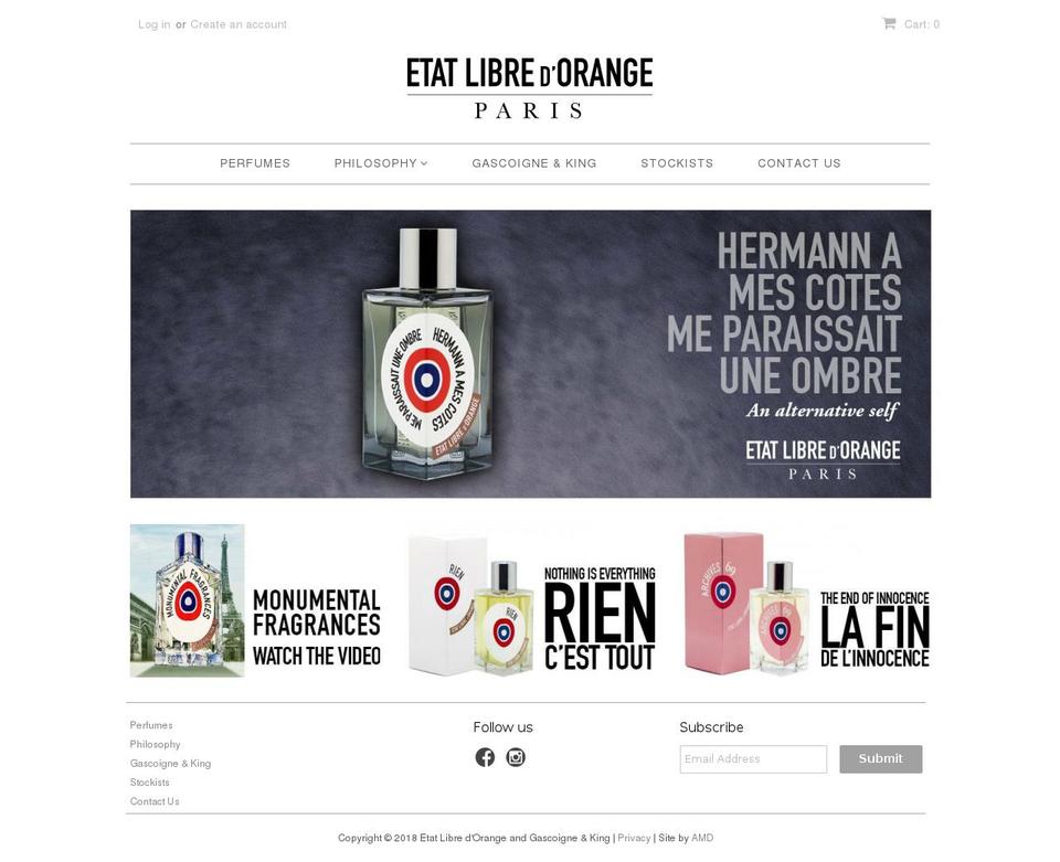 etatlibredorange.com.au shopify website screenshot