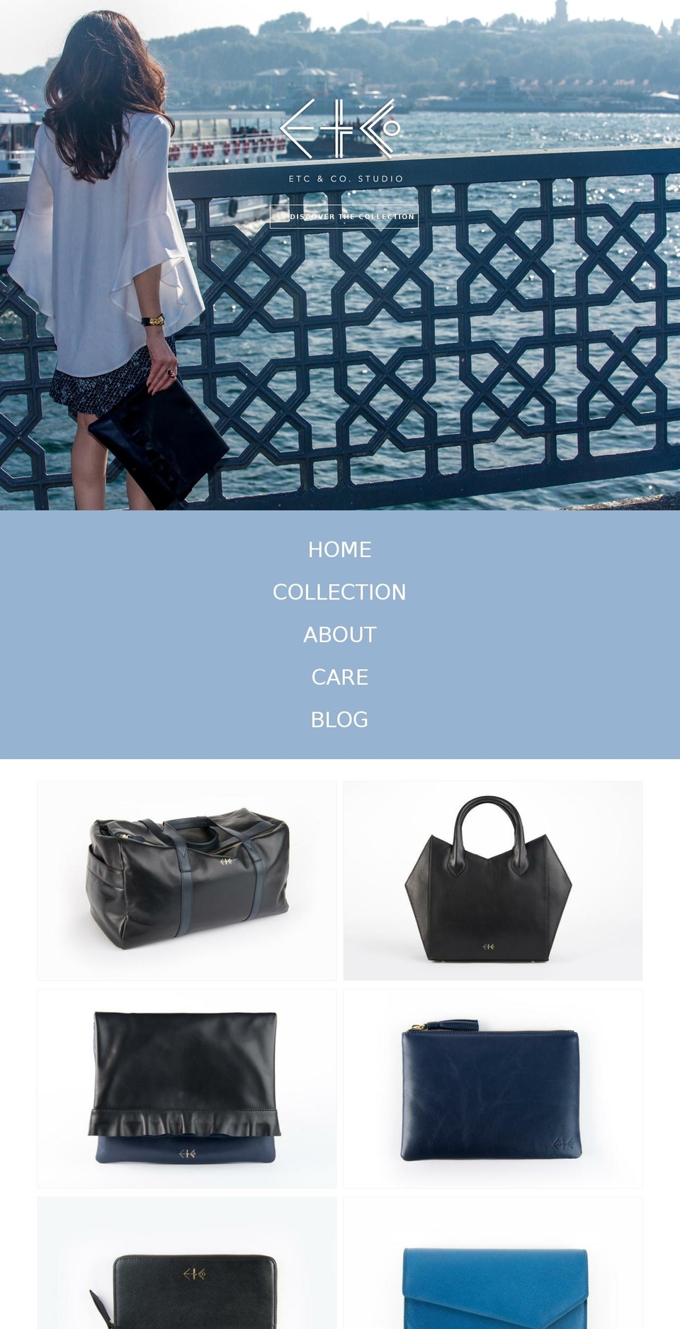 etcandcostudio.com shopify website screenshot