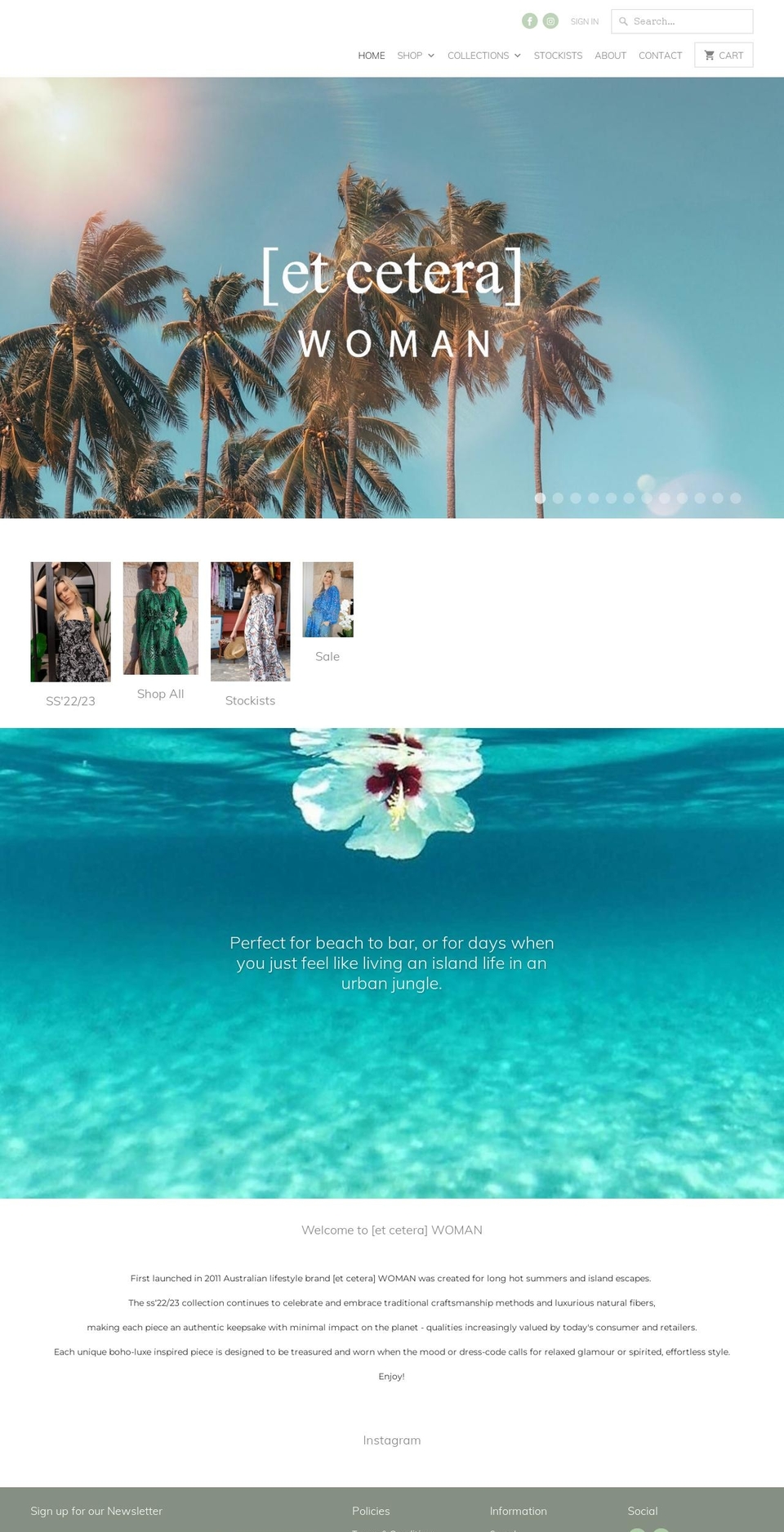 etceterawoman.com.au shopify website screenshot