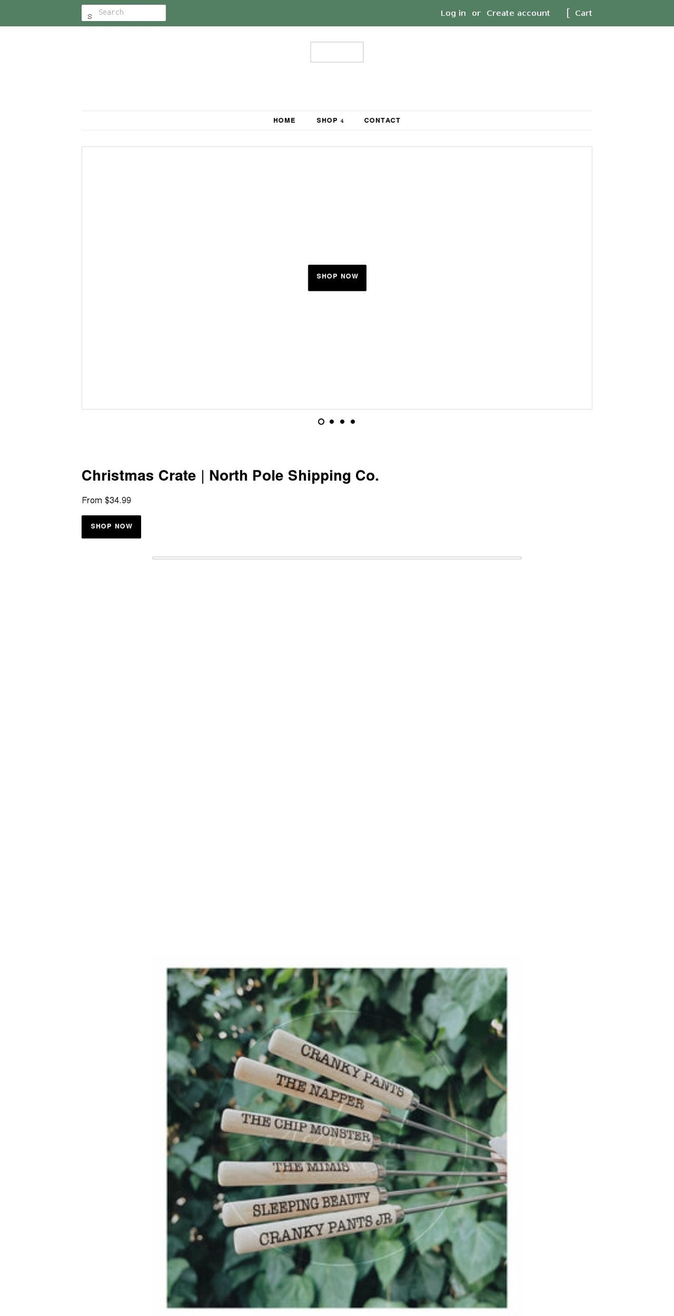etchedgrace.myshopify.com shopify website screenshot