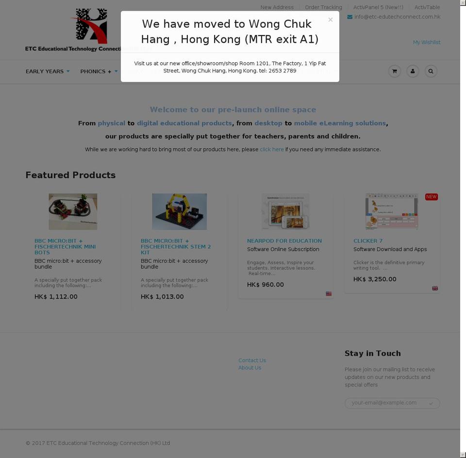 etchkshop.com shopify website screenshot