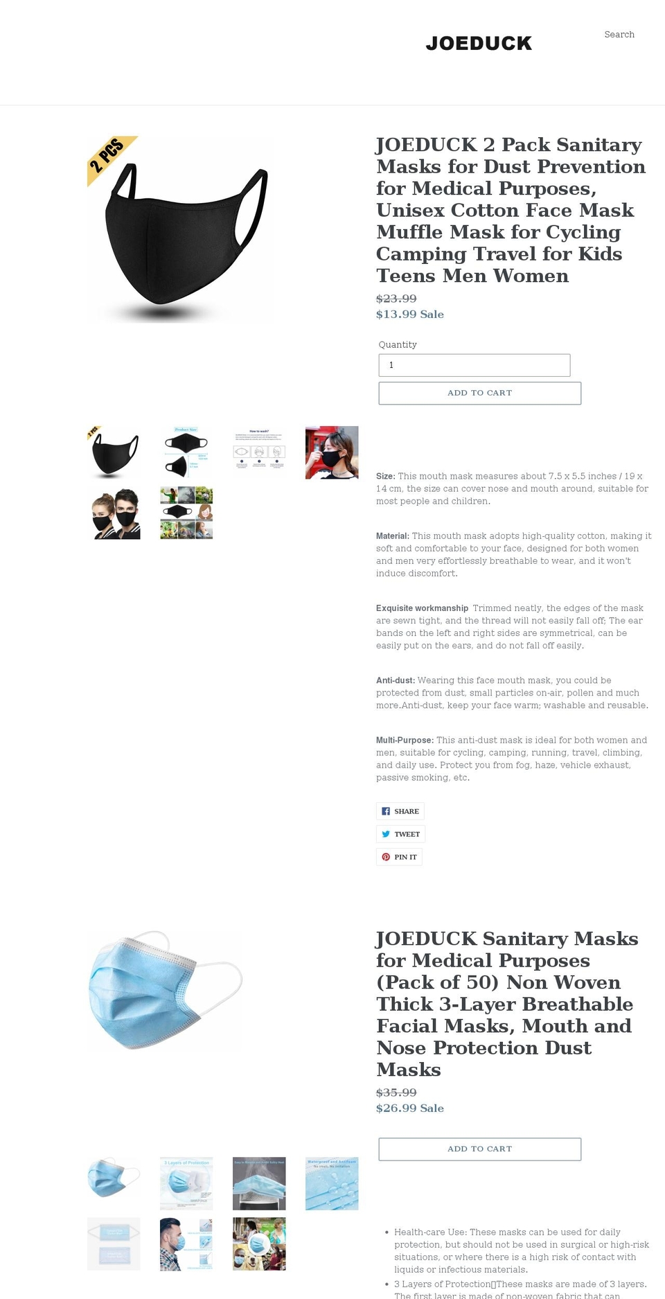 etduck.com shopify website screenshot
