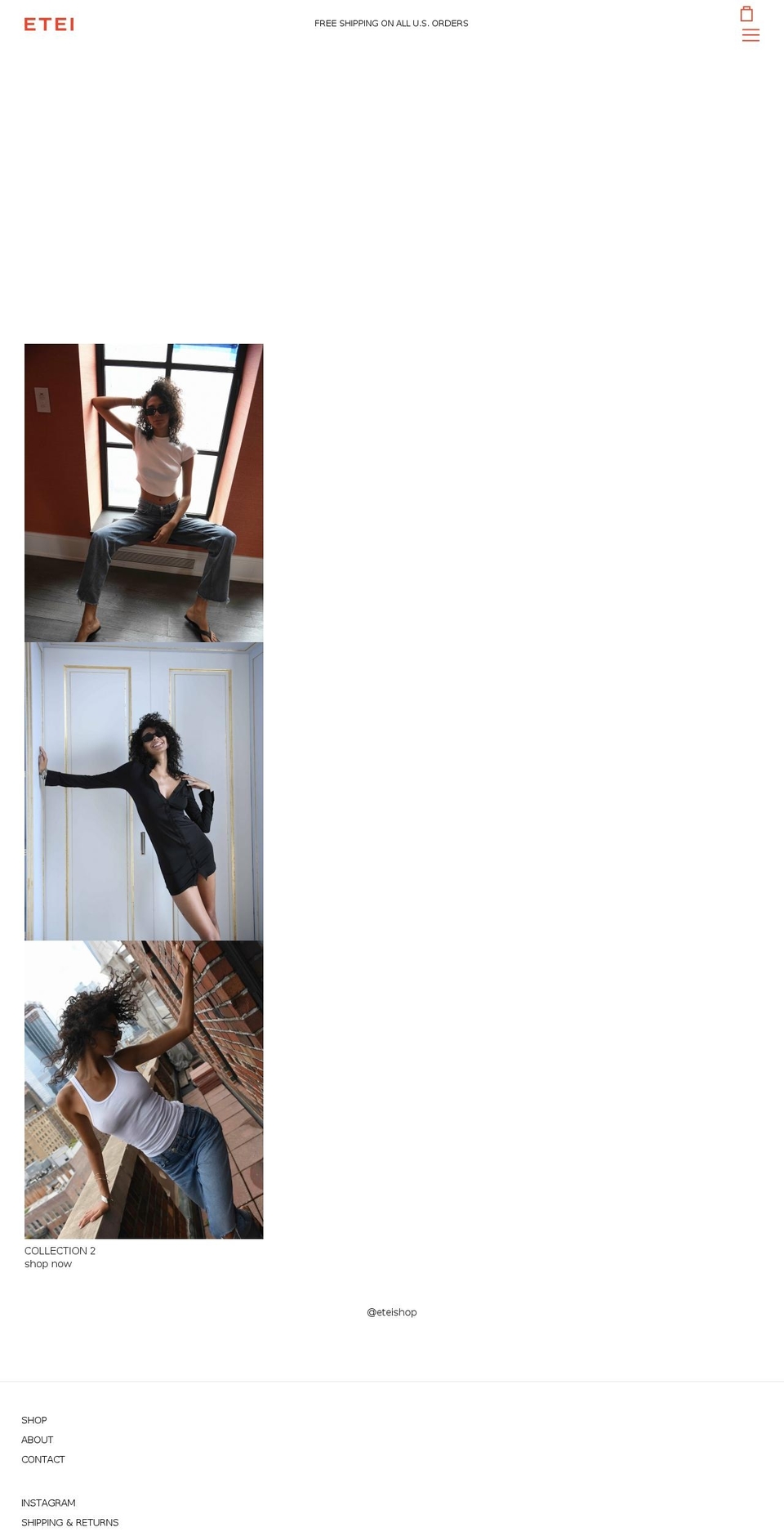 eteishop.com shopify website screenshot