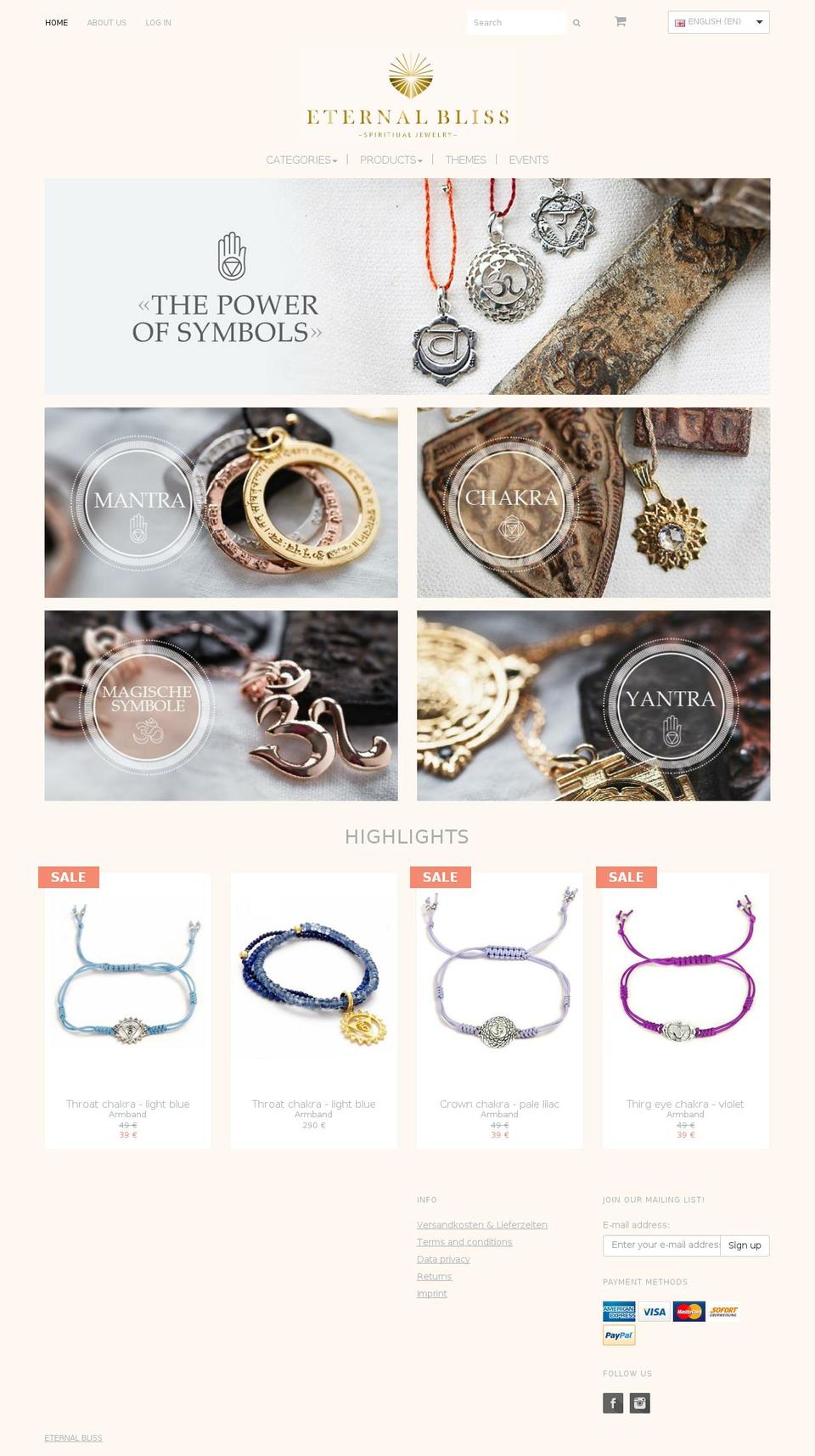 eternal-bliss Shopify theme site example eternalblissjewellery.com