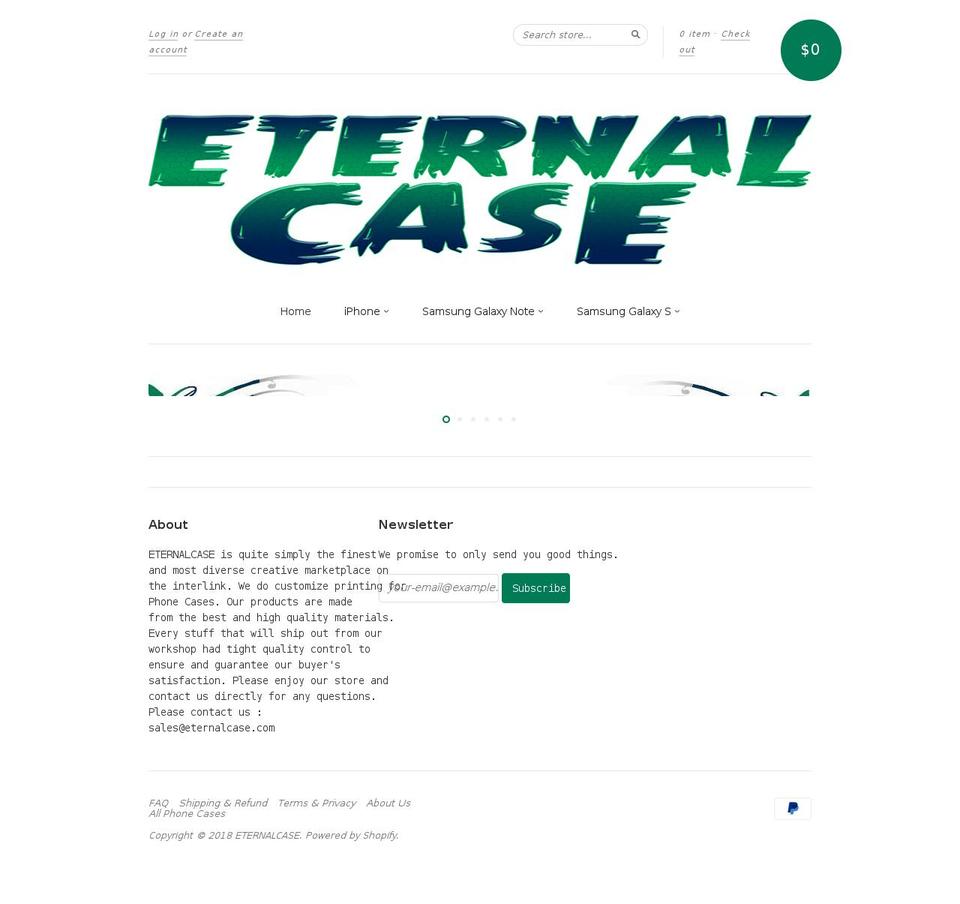 eternalcase.com — top Shopify store