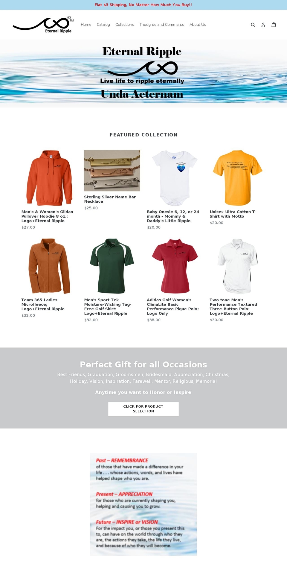 eternalripple.com shopify website screenshot