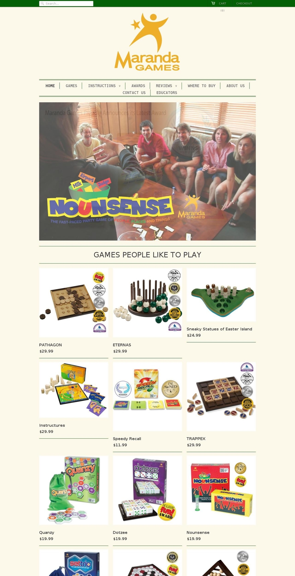 eternas.com shopify website screenshot