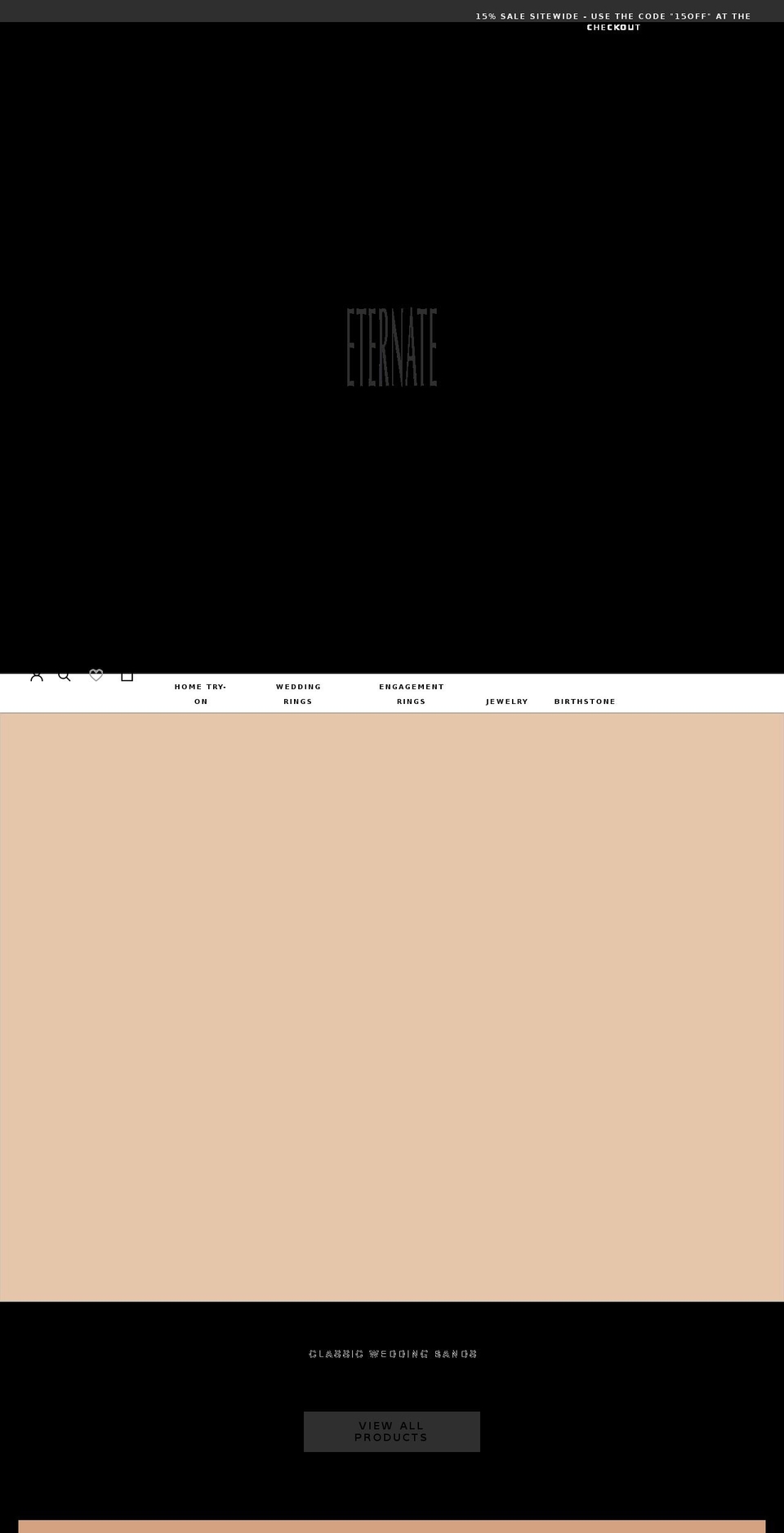 eternate.com shopify website screenshot