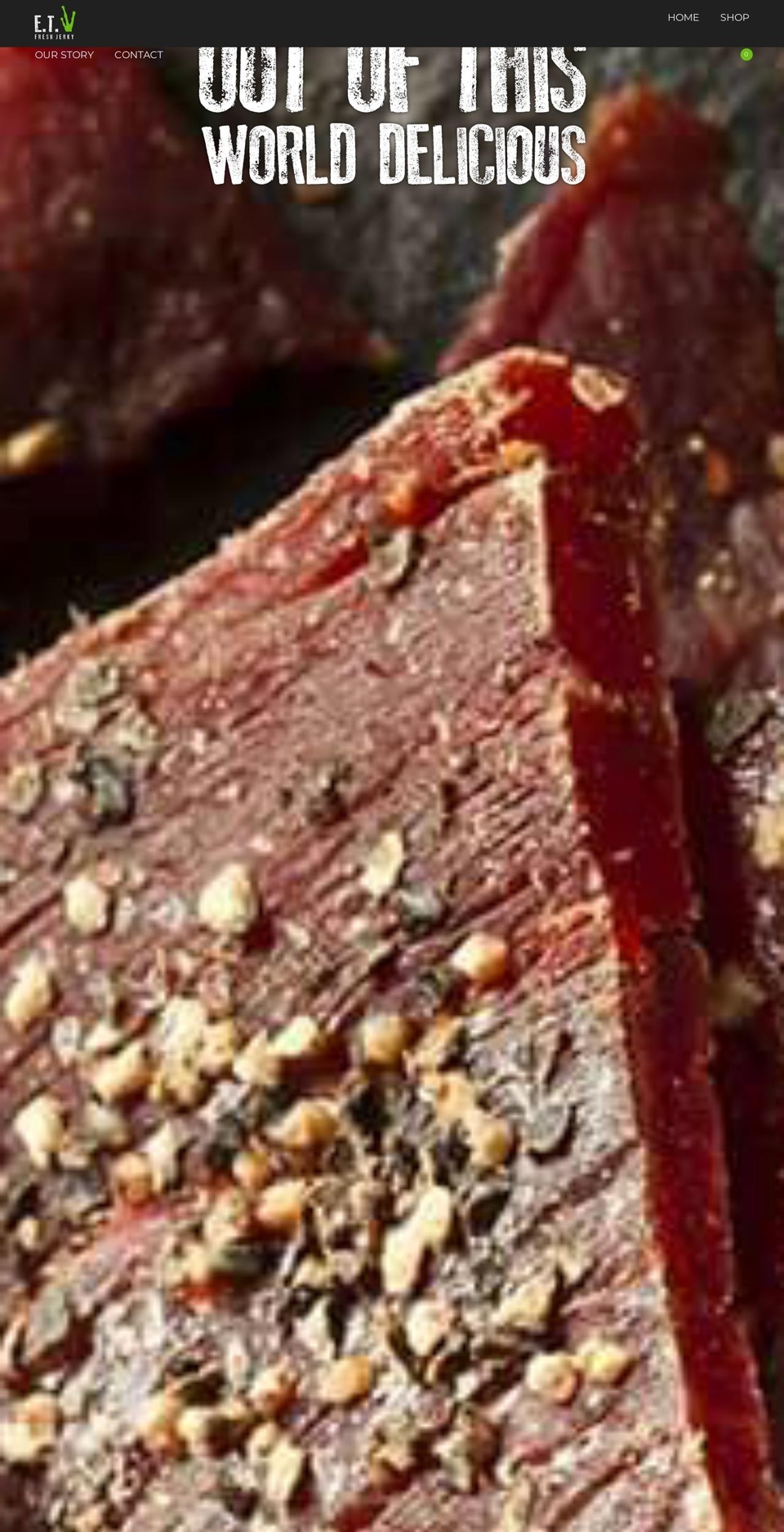 etfreshjerky.com shopify website screenshot